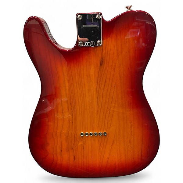 Used 2017 Fender Special Edition Deluxe Ash Telecaster Cherry Sunburst Solid Body Electric Guitar