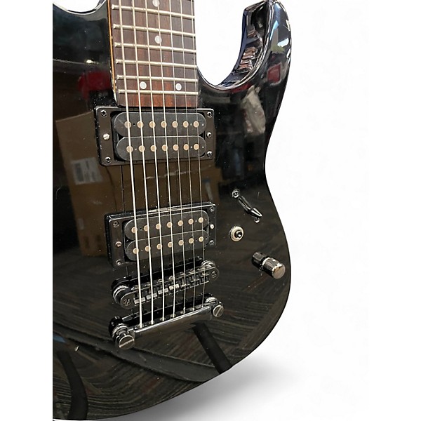 Used Washburn WG 587 Black Solid Body Electric Guitar