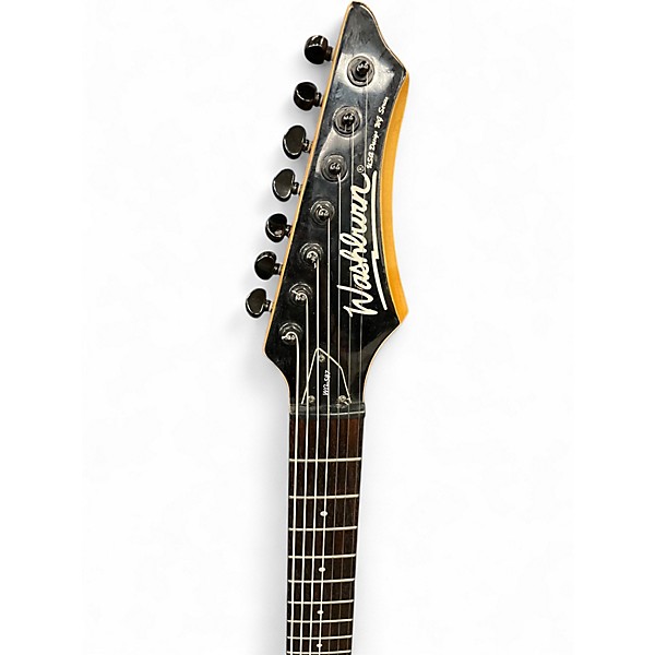 Used Washburn WG 587 Black Solid Body Electric Guitar