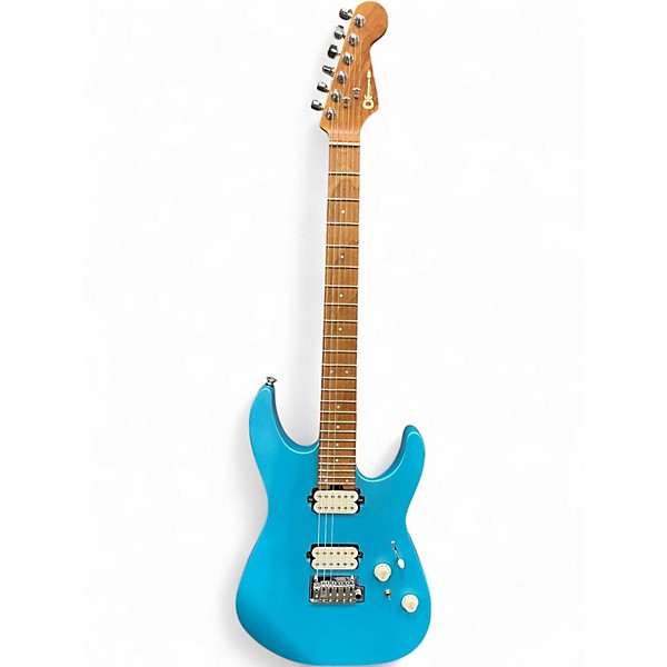 Used Charvel PRO-MOD DK24 HH 2PT MATTE BLUE FROST Solid Body Electric Guitar