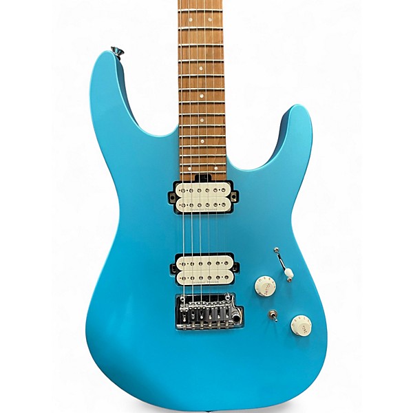 Used Charvel PRO-MOD DK24 HH 2PT MATTE BLUE FROST Solid Body Electric Guitar