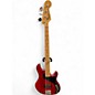 Used Squier Dimension Bass Cherry Electric Bass Guitar thumbnail