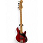 Used Squier Dimension Bass Cherry Electric Bass Guitar