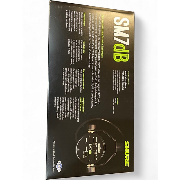 Used Shure SM7DB Dynamic Microphone