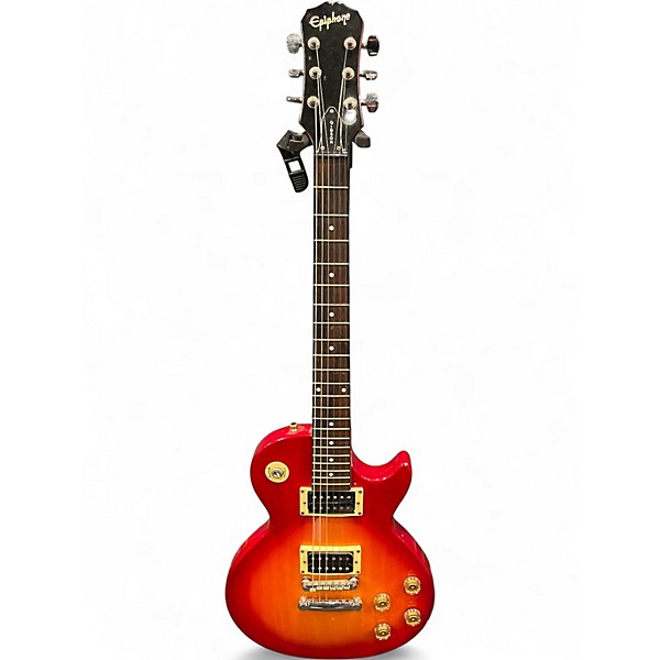 Used Epiphone Les Paul 100 Bolt On Cherry Sunburst Solid Body Electric Guitar