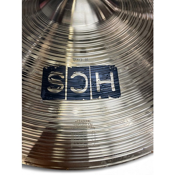 Used MEINL 18in HCS Crash Cymbal