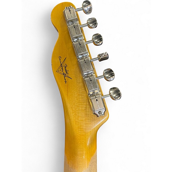 Used Fender custom shop closet classic 51 b5 55 tele journey man 55 desert tan Solid Body Electric Guitar