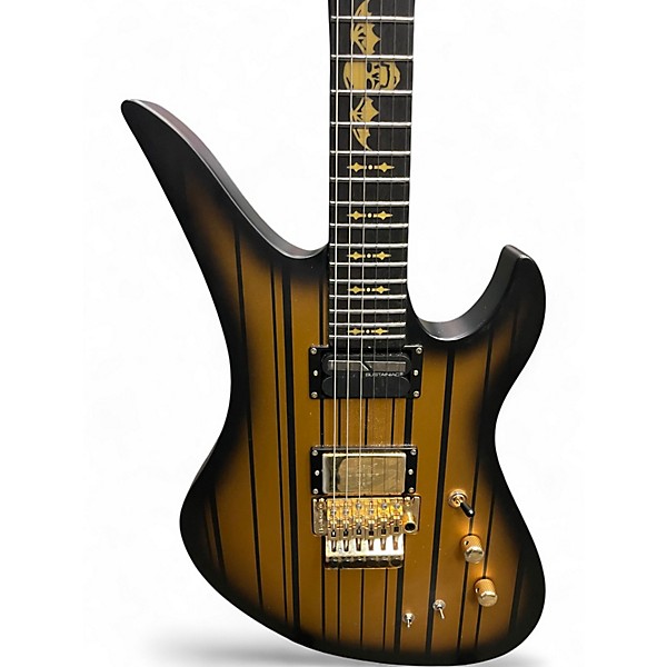 Used Schecter Guitar Research Synyster Gates Signature Custom S Satin Goldburst Solid Body Electric Guitar