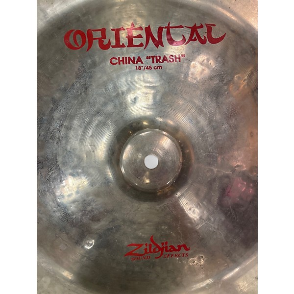 Used Zildjian 18in Oriental China Trash Cymbal