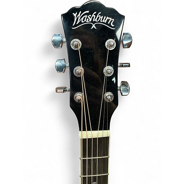 Used Washburn WA90CE Grayburst Acoustic Electric Guitar