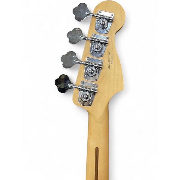 Used Fender PLAYER P BASS LH PF PWT Polar White Electric Bass Guitar