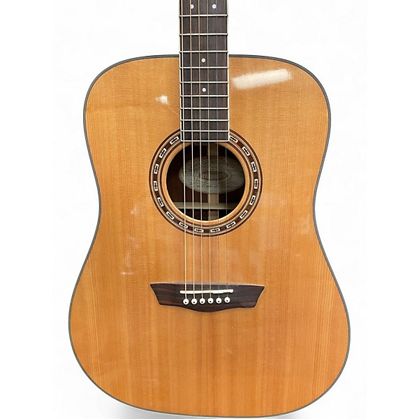Used Washburn WD10S Natural Acoustic Guitar