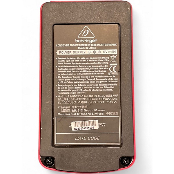 Used Behringer UM300 Ultra Metal Distortion Effect Pedal