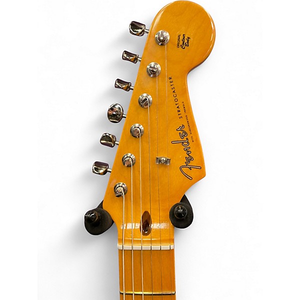 Used Fender Lincoln Brewster Stratocaster Aztec Gold Solid Body Electric Guitar