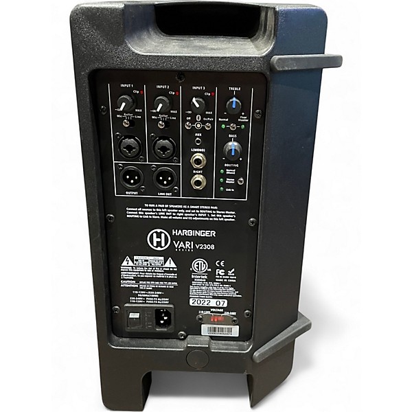 Used Harbinger V2308 Powered Speaker
