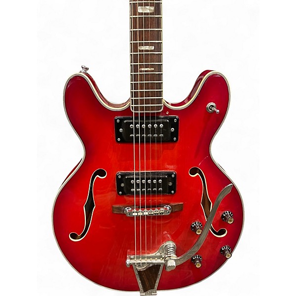 Used Epiphone EA250 Red Hollow Body Electric Guitar