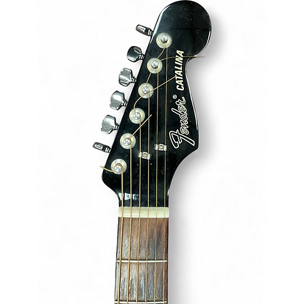 Used Fender catalina Black Acoustic Guitar