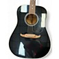 Used Fender catalina Black Acoustic Guitar