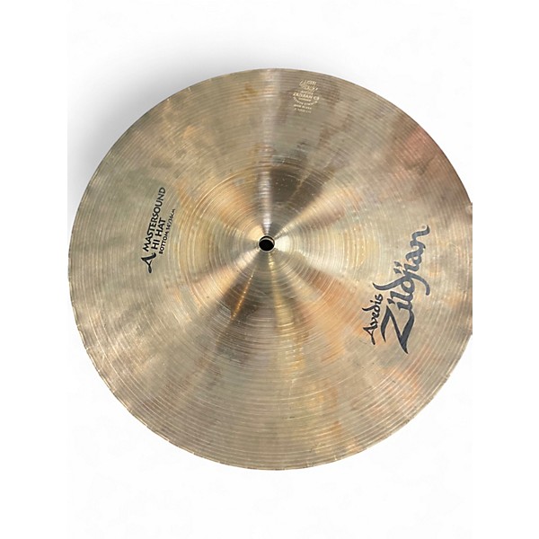 Used Zildjian 14in A Mastersound Hi Hat Pair Cymbal