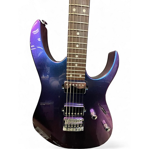 Used Ibanez GIO GRG121SP BLUE METAL CHAMELEON Solid Body Electric Guitar