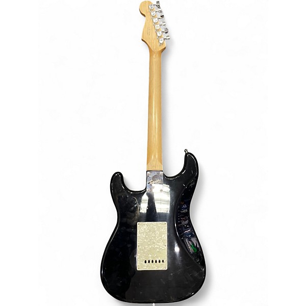Used Squier Standard Stratocaster Black Solid Body Electric Guitar