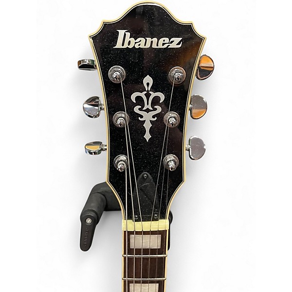 Used Ibanez AF75  Green Hollow Body Electric Guitar