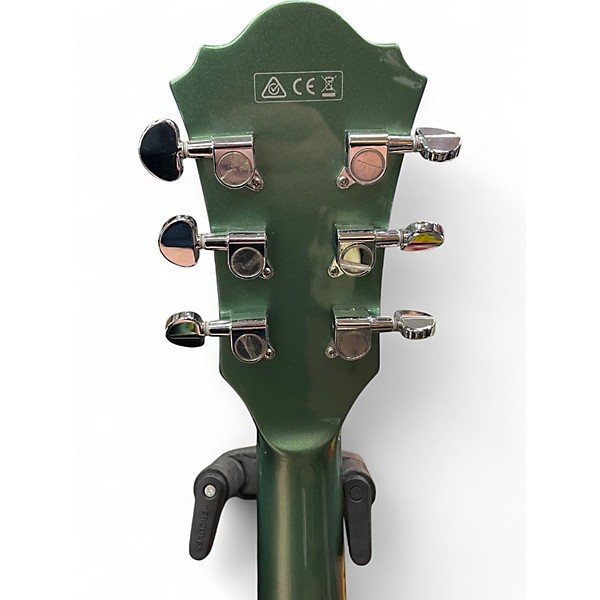 Used Ibanez AF75  Green Hollow Body Electric Guitar