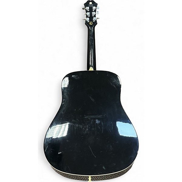 Used Epiphone PR160 Black Acoustic Guitar