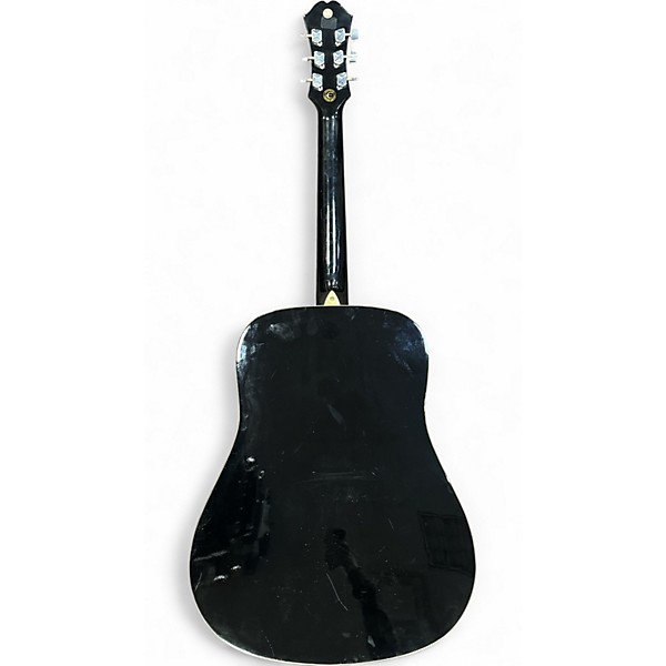 Used Epiphone PR160 Black Acoustic Guitar