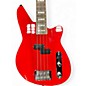 Used Reverend SENTINEL transparent cherry Electric Bass Guitar