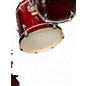 Used Yamaha 3 Piece Stage Custom BIRCH JAZZ CRANBERRY RED Drum Kit