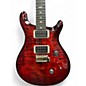 Used PRS Custom 24 10 Top TRANS RED Solid Body Electric Guitar