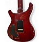 Used PRS Custom 24 10 Top TRANS RED Solid Body Electric Guitar