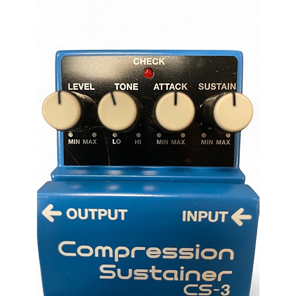 Used BOSS CS3 Compressor Sustainer Effect Pedal