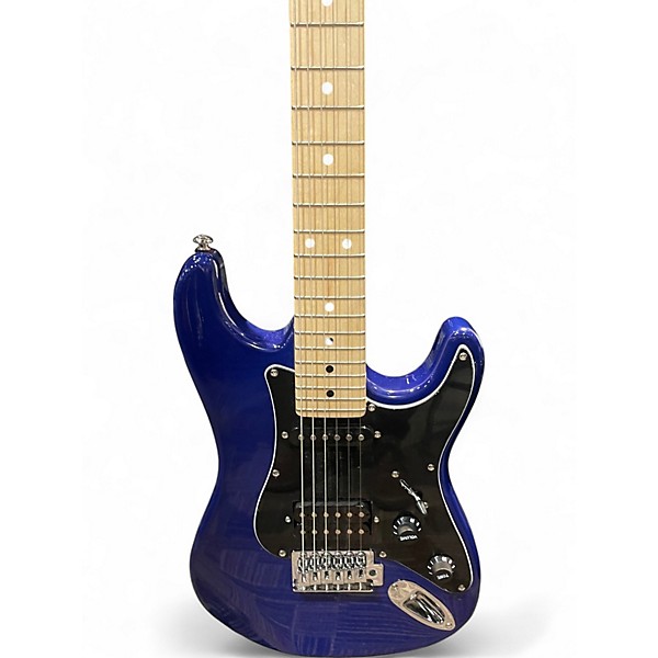 Used Indio CLASSIC S STYLE MINI Blue Solid Body Electric Guitar