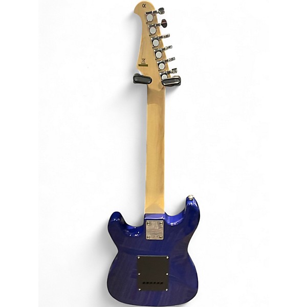 Used Indio CLASSIC S STYLE MINI Blue Solid Body Electric Guitar