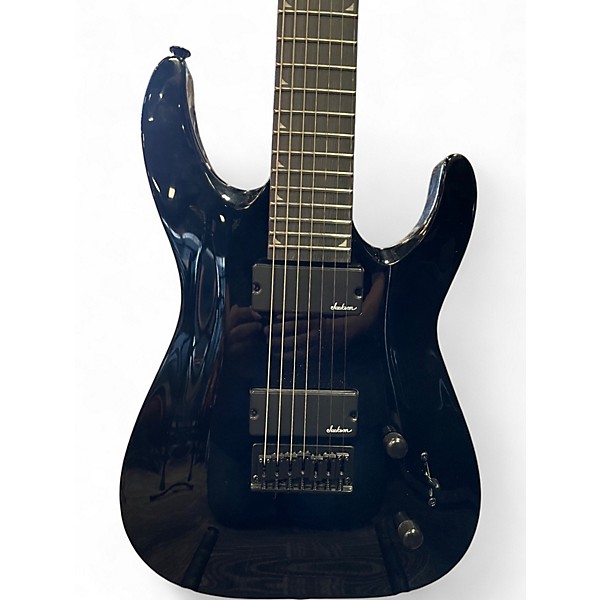 Used Jackson Jackson Dinky Arch Top JS22-7 Black Solid Body Electric Guitar