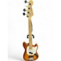 Used Fender American Performer Mustang Bass Honey Burst Electric Bass Guitar thumbnail