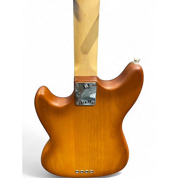 Used Fender American Performer Mustang Bass Honey Burst Electric Bass Guitar
