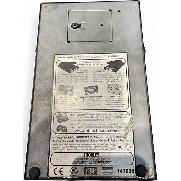 Used Morley PWOV Power Wah Volume Effect Pedal