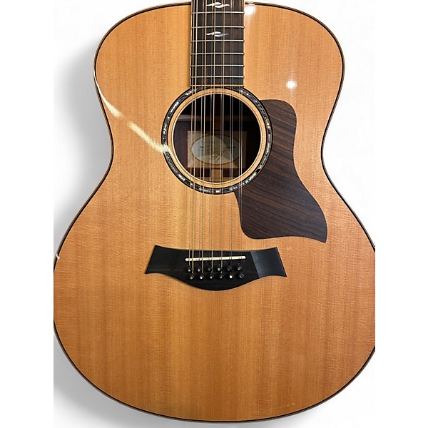 Used Taylor 856e Natural 12 String Acoustic Electric Guitar