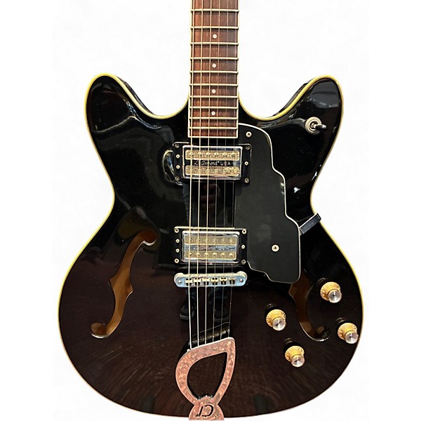 Used DeArmond Starfire Black Hollow Body Electric Guitar