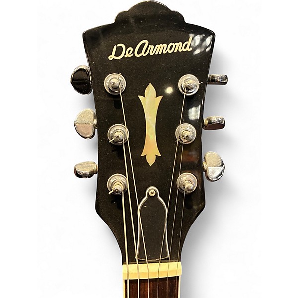 Used DeArmond Starfire Black Hollow Body Electric Guitar