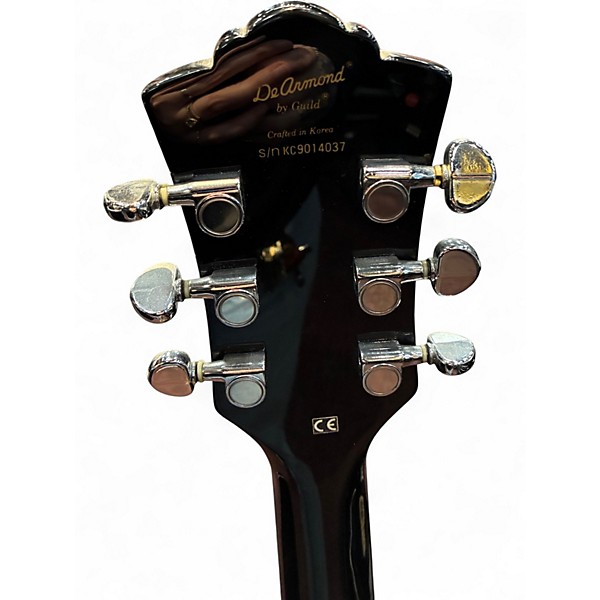 Used DeArmond Starfire Black Hollow Body Electric Guitar