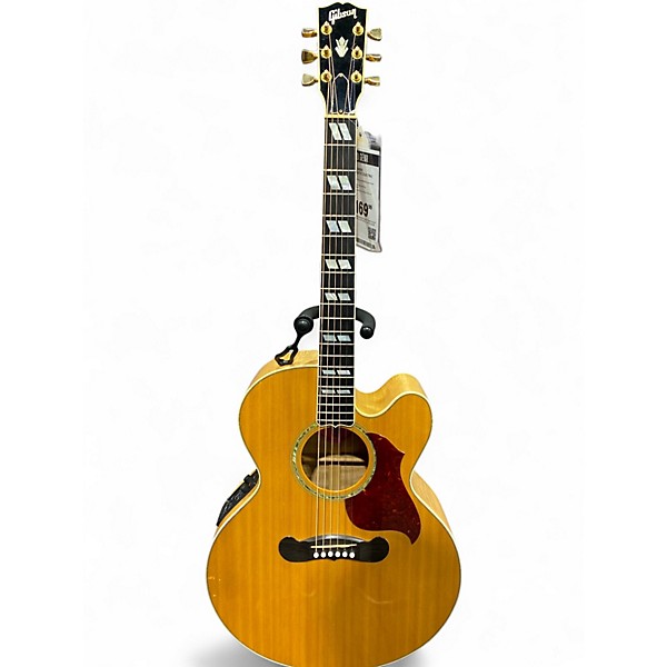 Used Gibson J185EC Natural Acoustic Electric Guitar