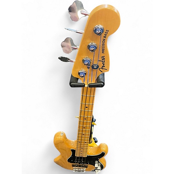 Used Fender American Elite Precision Bass Natural Electric Bass Guitar