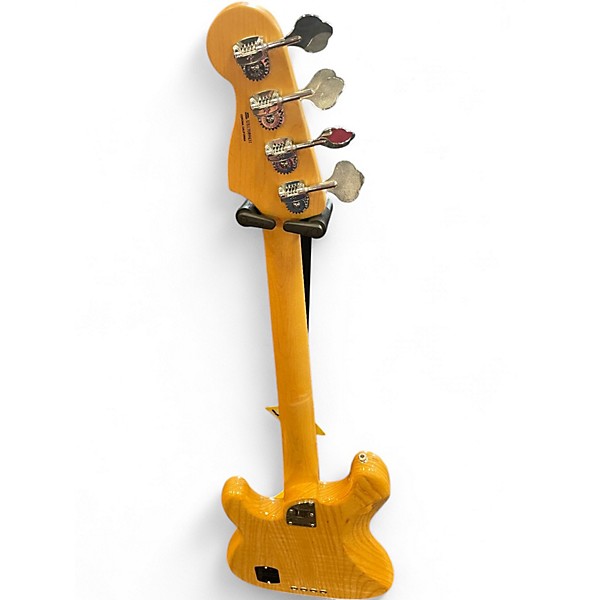 Used Fender American Elite Precision Bass Natural Electric Bass Guitar