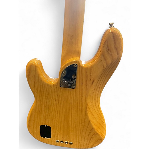 Used Fender American Elite Precision Bass Natural Electric Bass Guitar
