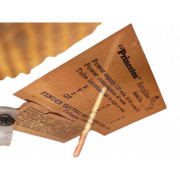 Vintage 1940s Fender Princeton Tube Guitar Combo Amp