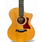 Used Taylor 214CE Deluxe Natural Acoustic Electric Guitar
